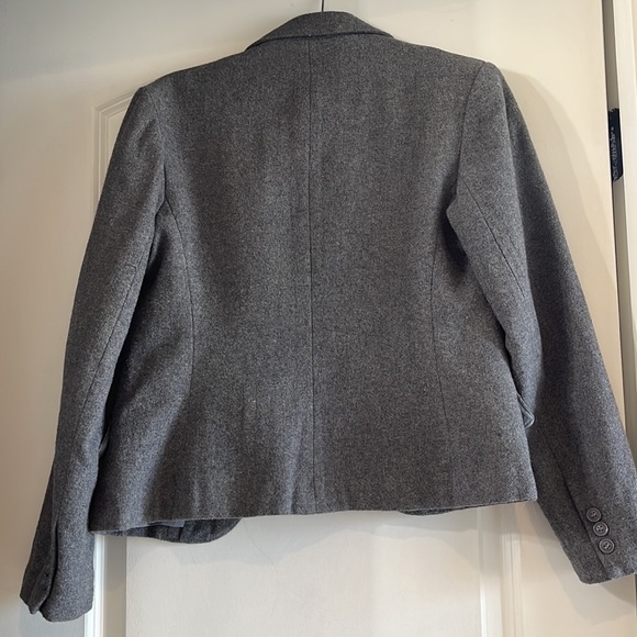 Gray Wool Blazer - Picture 4 of 5